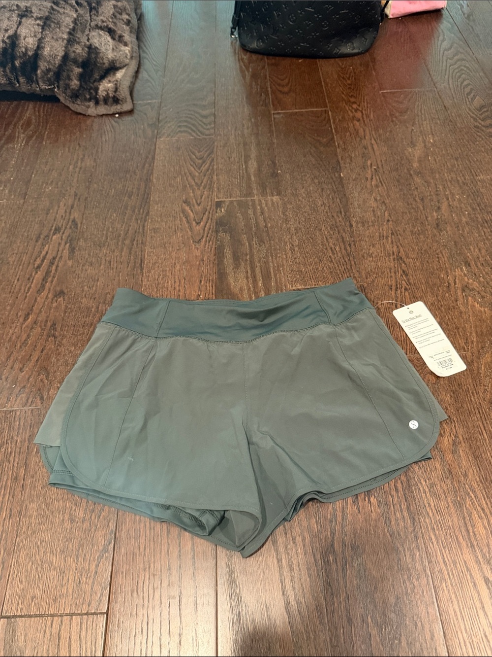 Layer 8 Olive Green Athletic Performance Shorts